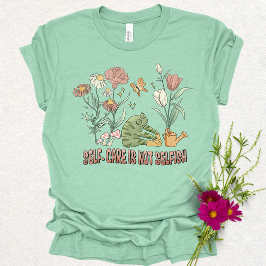 Self-Care Floral Tee