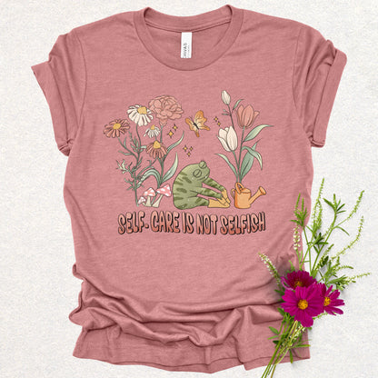 Self-Care Floral Tee