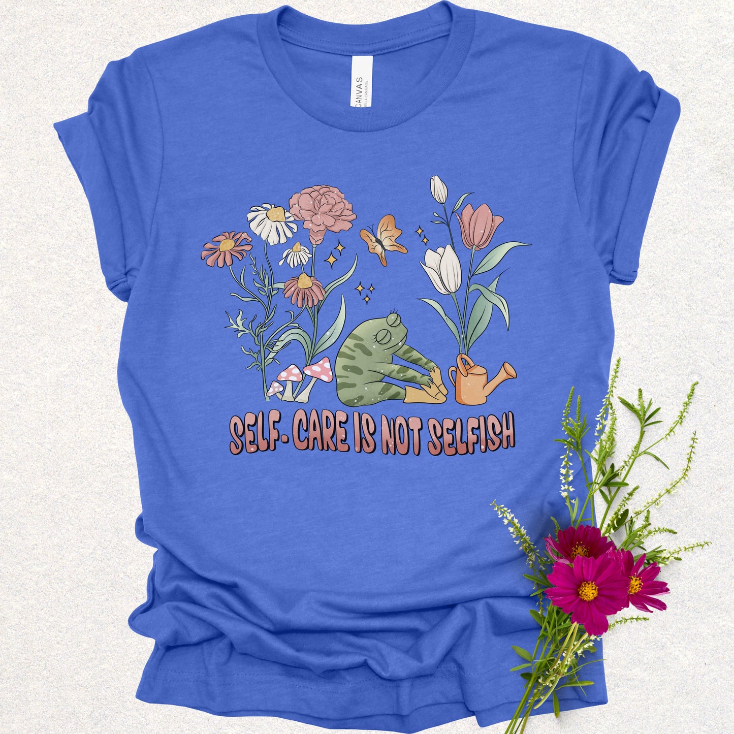 Self-Care Floral Tee