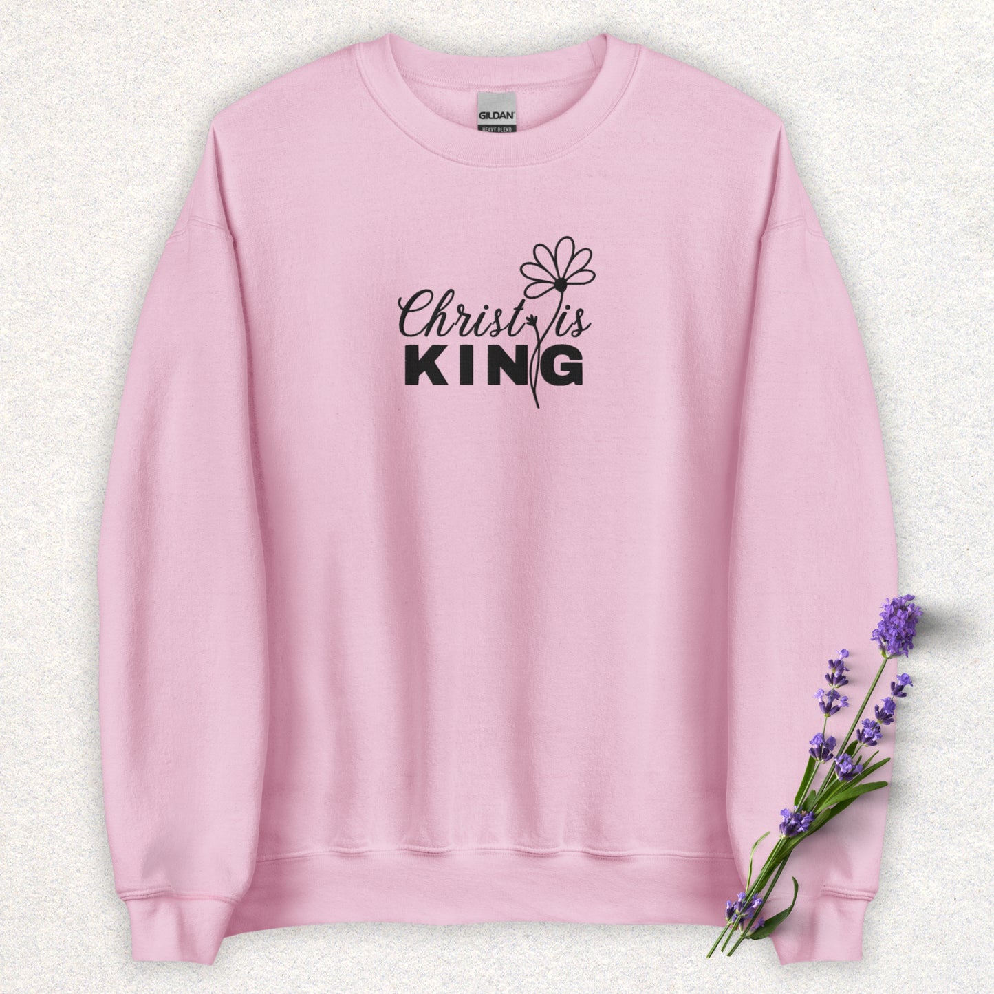 Embroidered Christ is King Sweatshirt