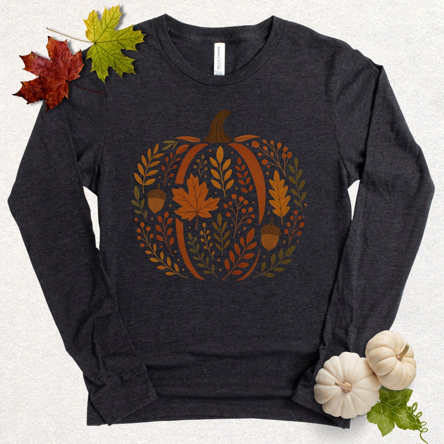 Autumn Pumpkin Long Sleeve Tee