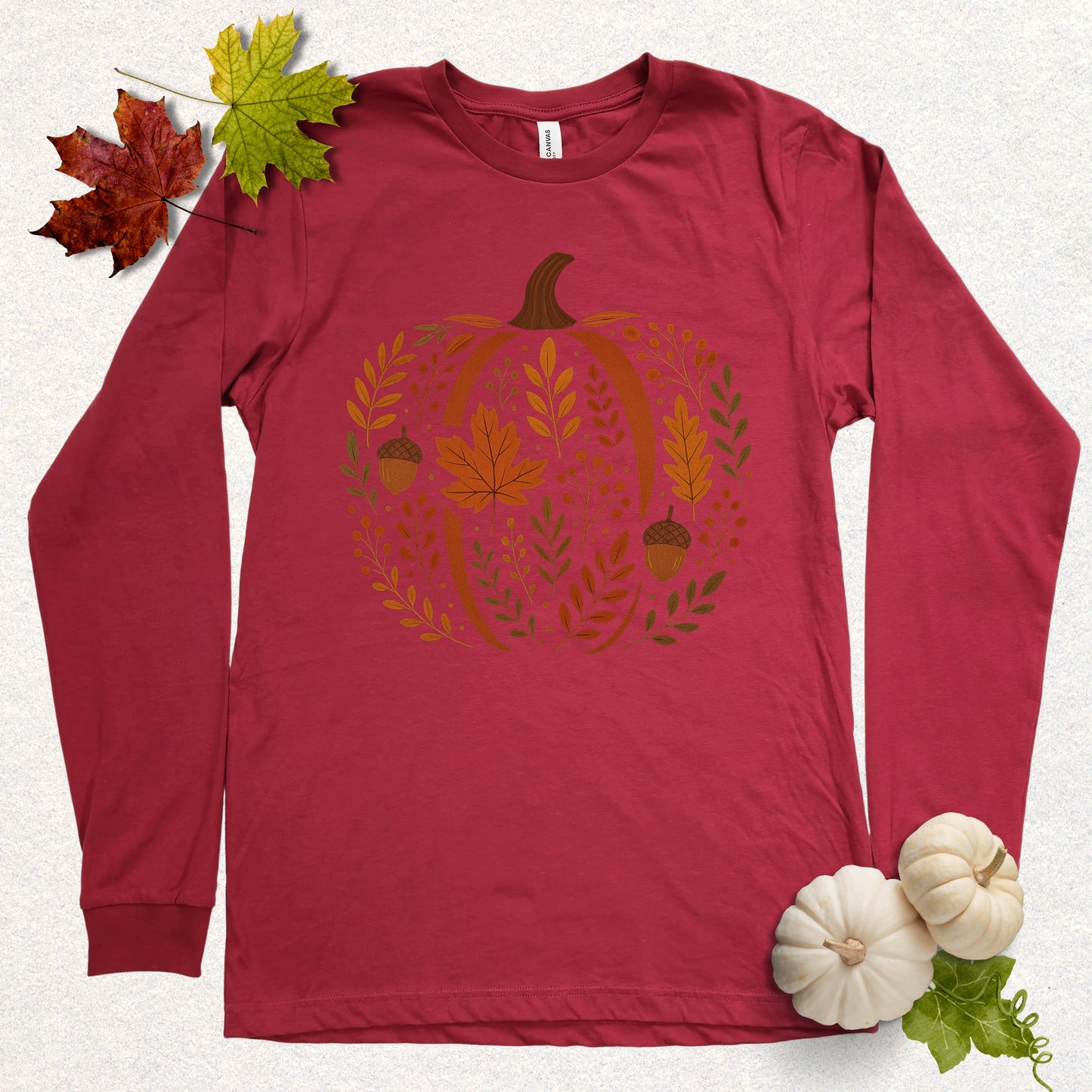 Autumn Pumpkin Long Sleeve Tee