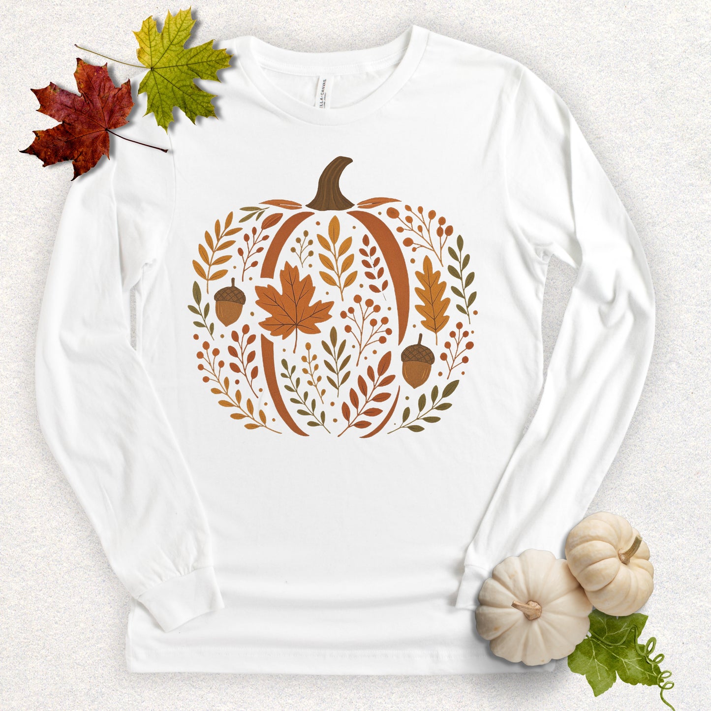 Autumn Pumpkin Long Sleeve Tee