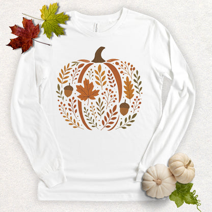 Autumn Pumpkin Long Sleeve Tee