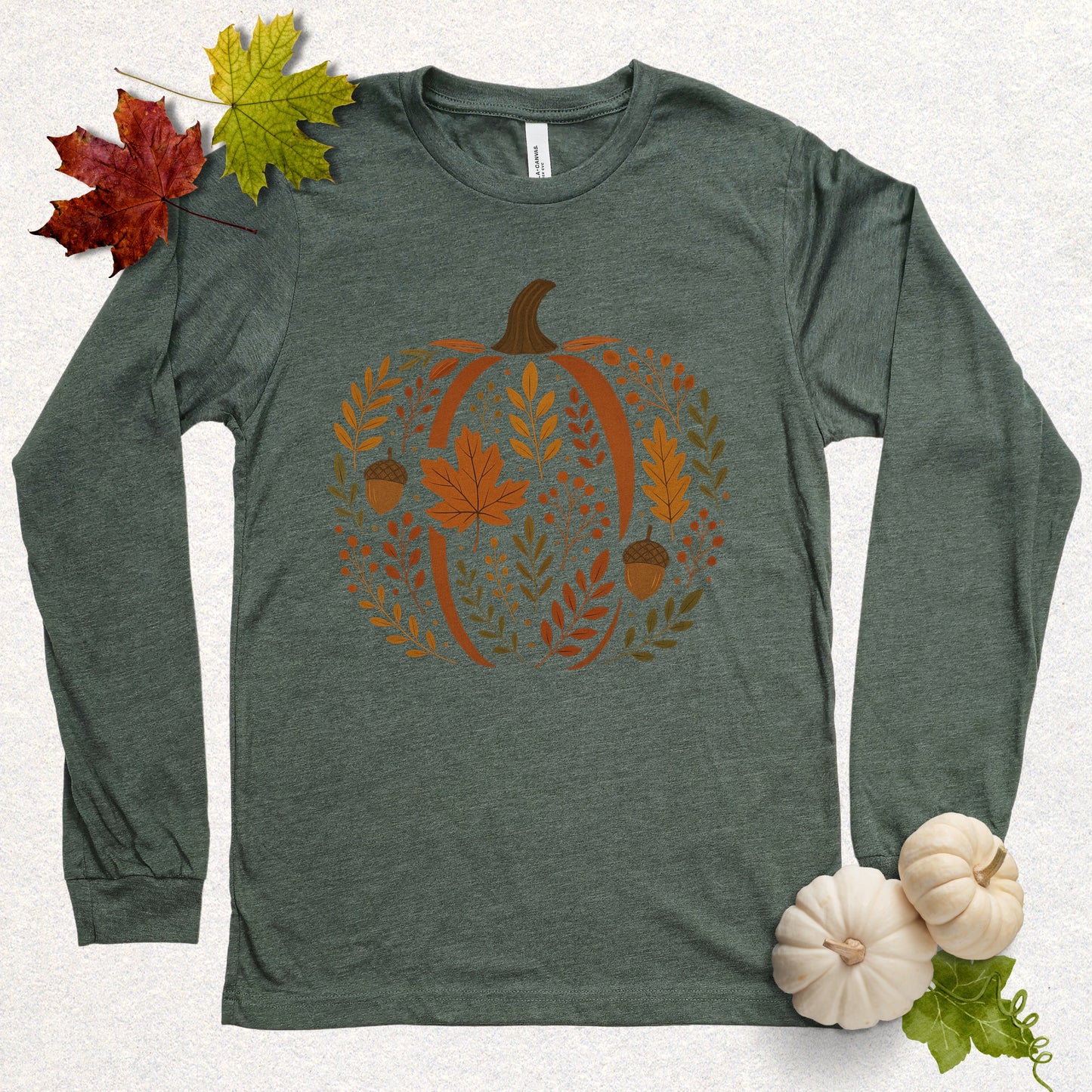 Autumn Pumpkin Long Sleeve Tee