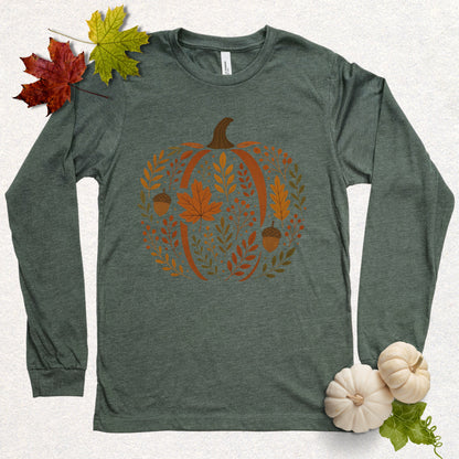 Autumn Pumpkin Long Sleeve Tee