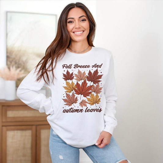 Autumn Leaves Long Sleeve Tee