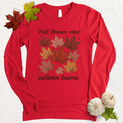 Autumn Leaves Long Sleeve Tee