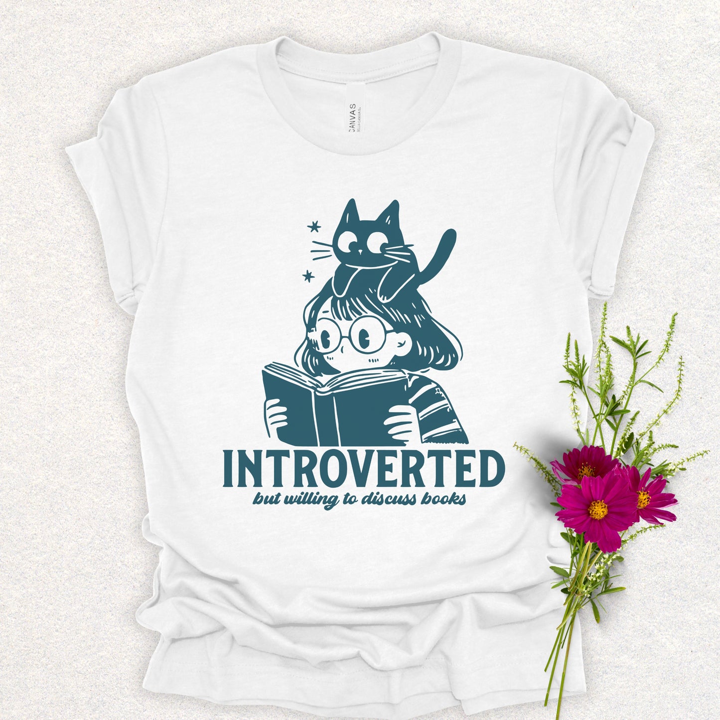 Introverted Book Lover Tee