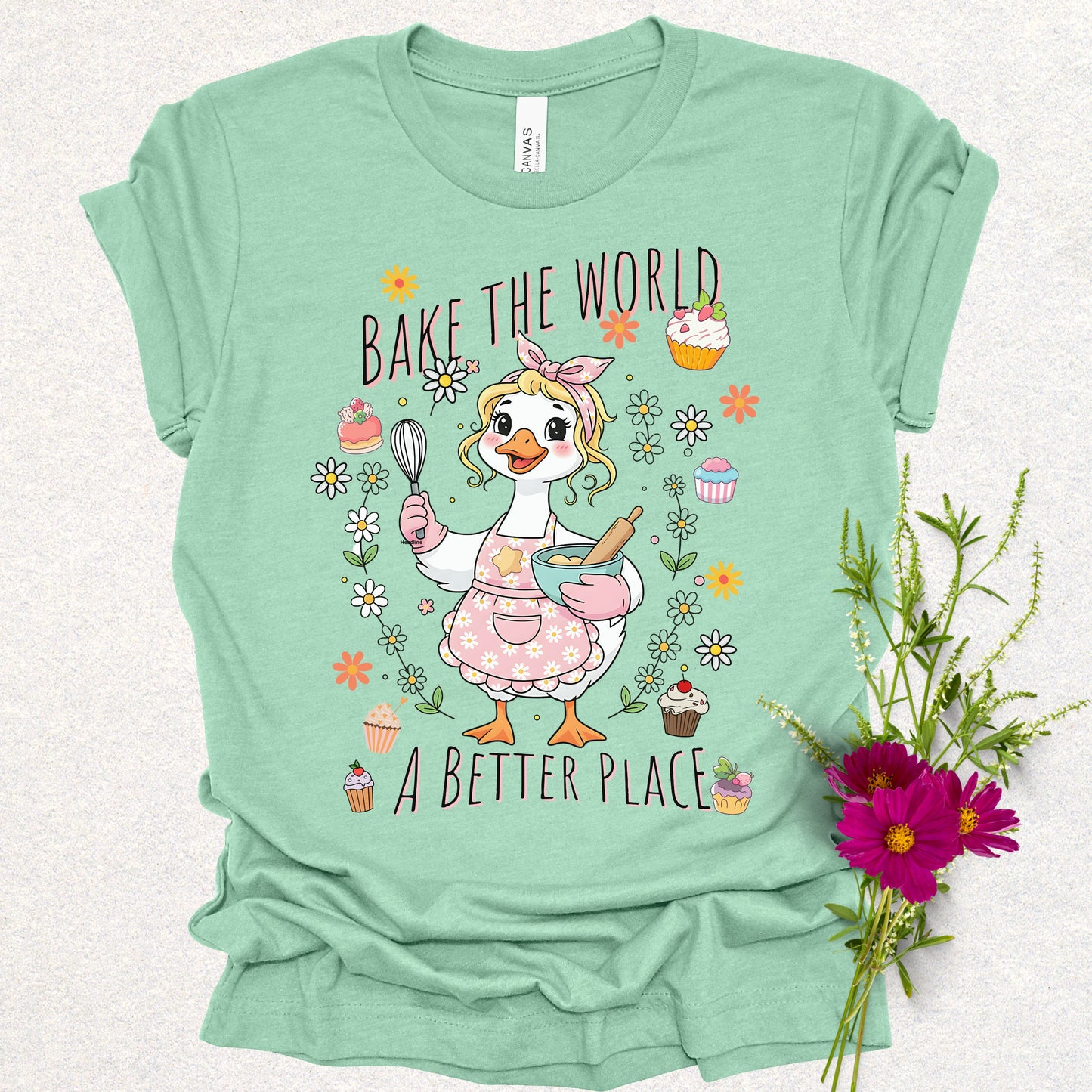 Bake the World A Better Place Tee