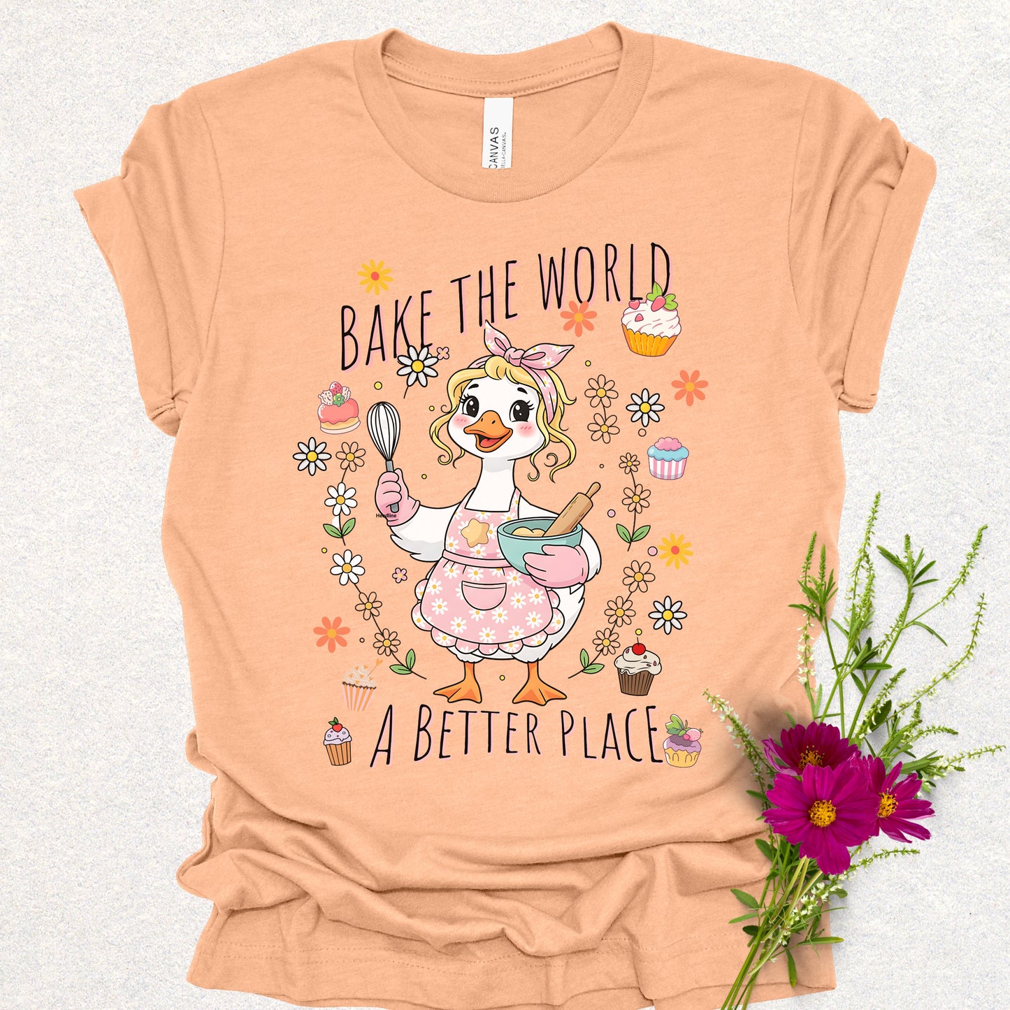 Bake the World A Better Place Tee