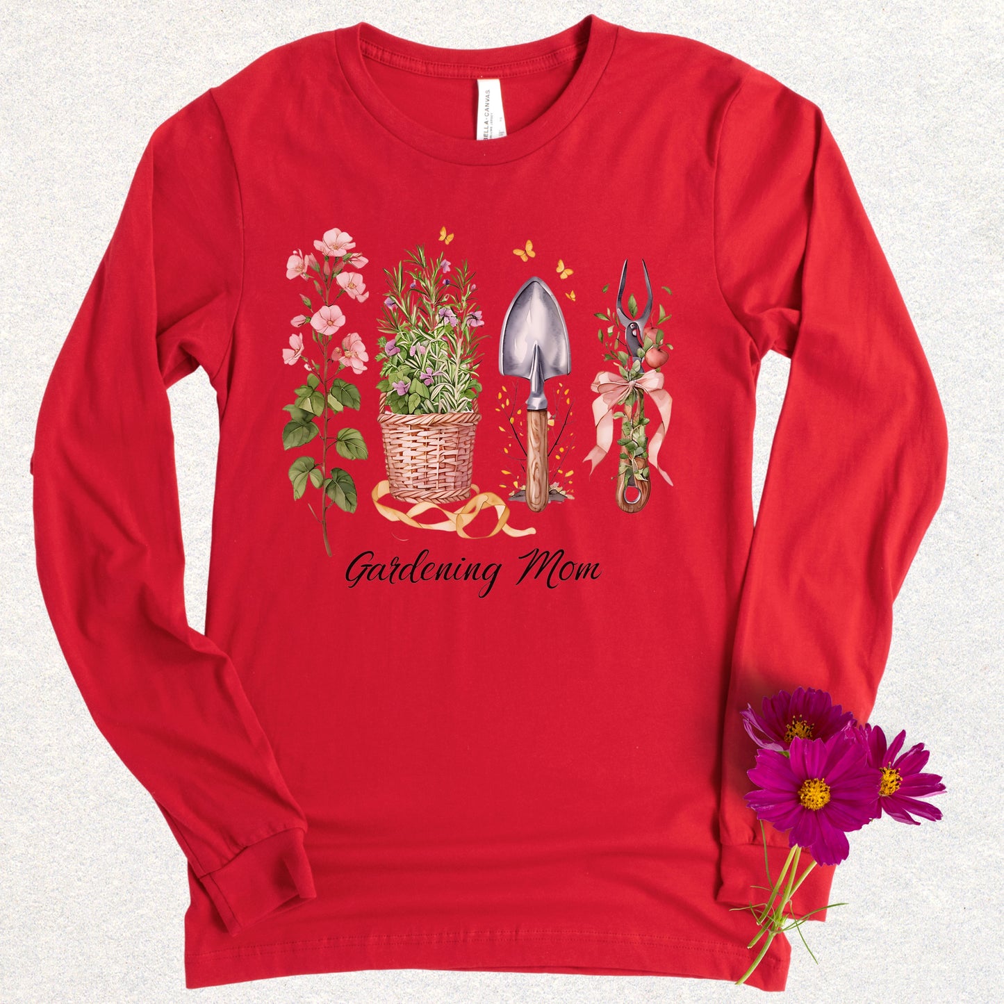 Gardening Mom Long Sleeve Shirt