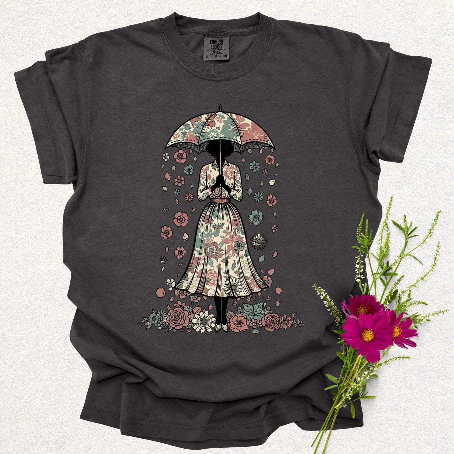 Bloom in the Rain Tee