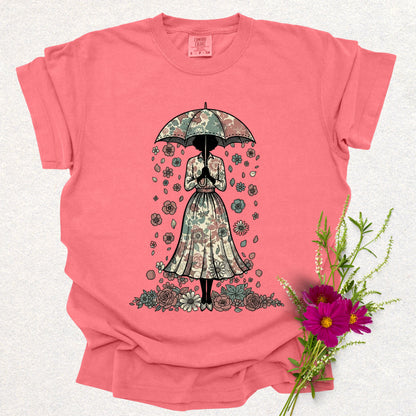 Bloom in the Rain Tee