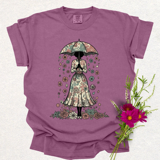 Bloom in the Rain Tee