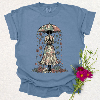 Bloom in the Rain Tee