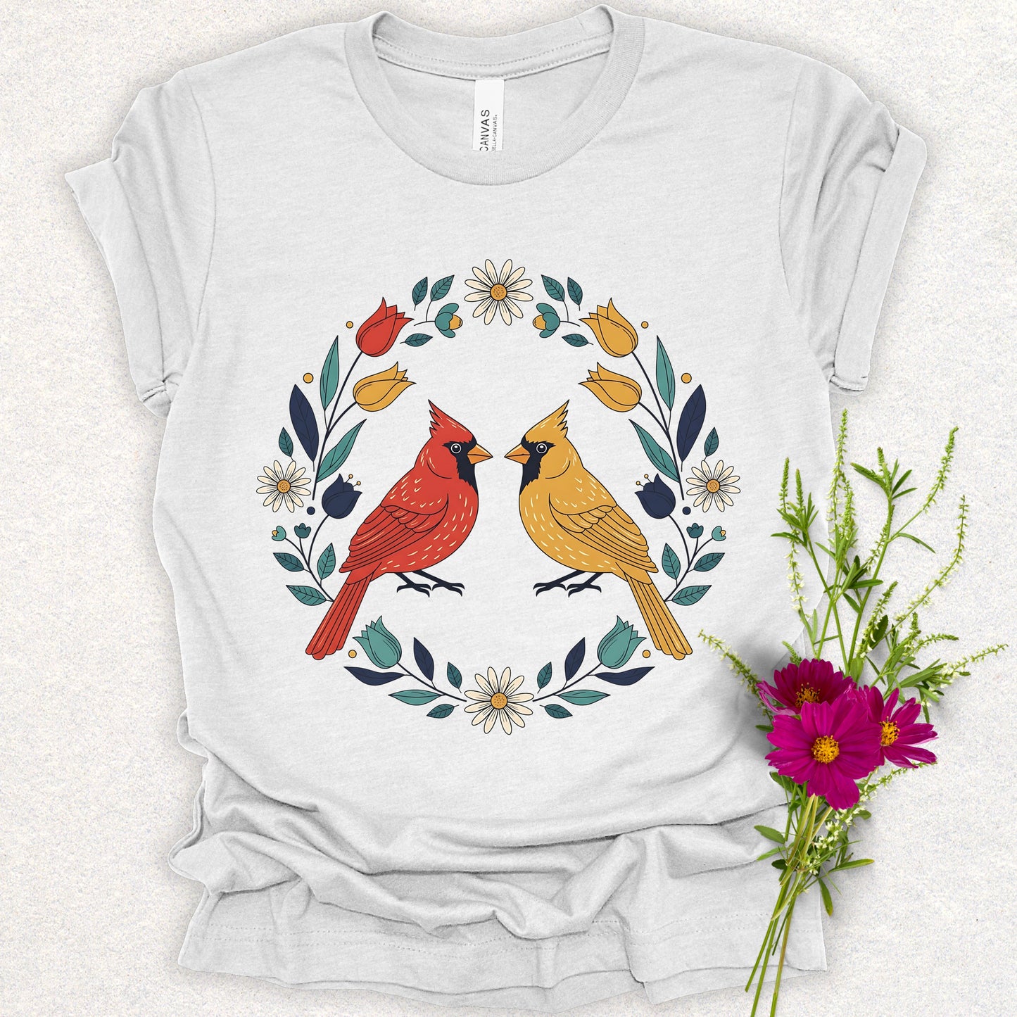 Golden & Scarlet Cardinal Tee