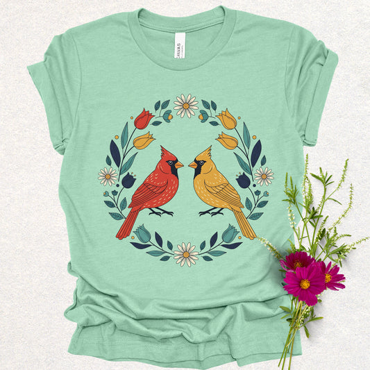 Golden & Scarlet Cardinal Tee