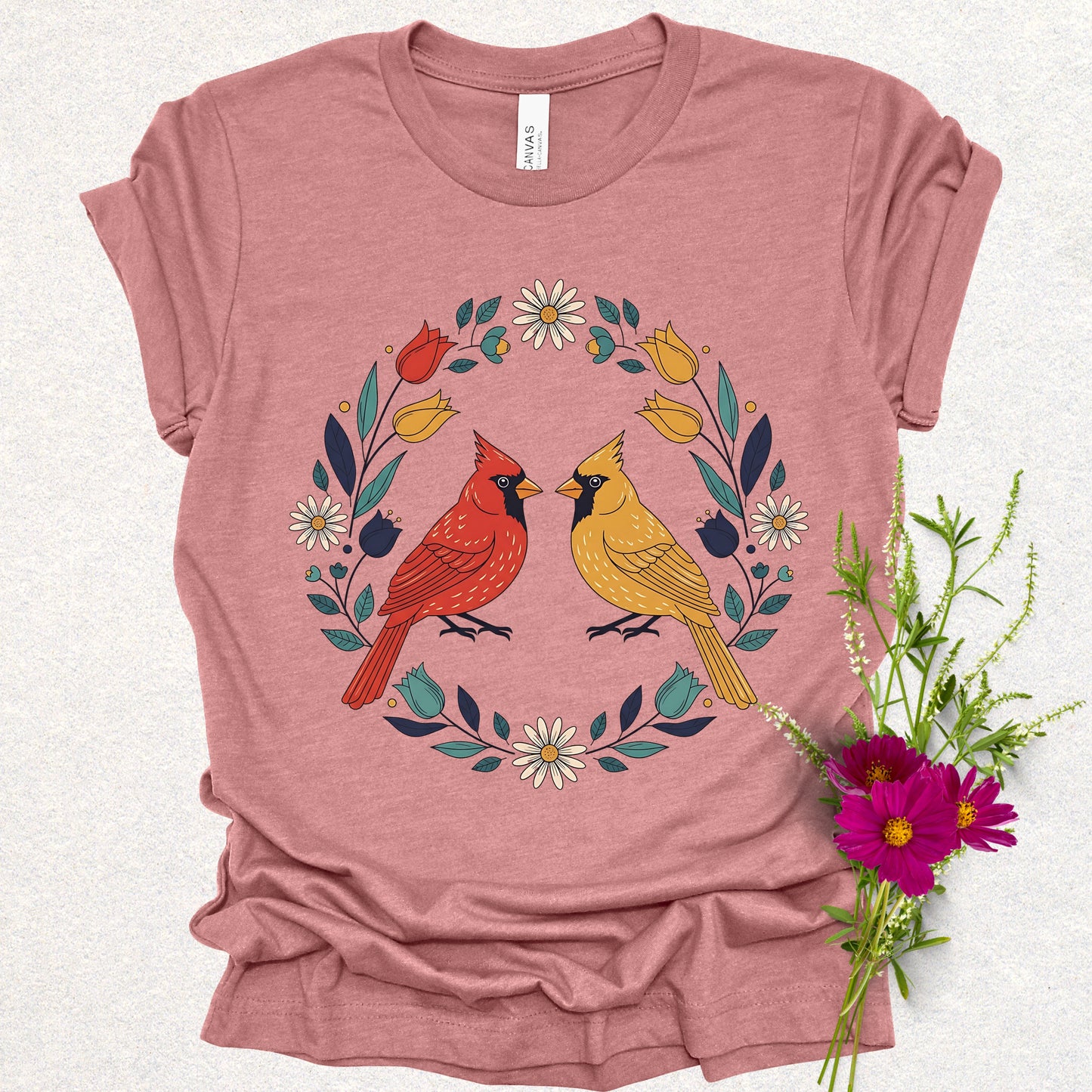 Golden & Scarlet Cardinal Tee