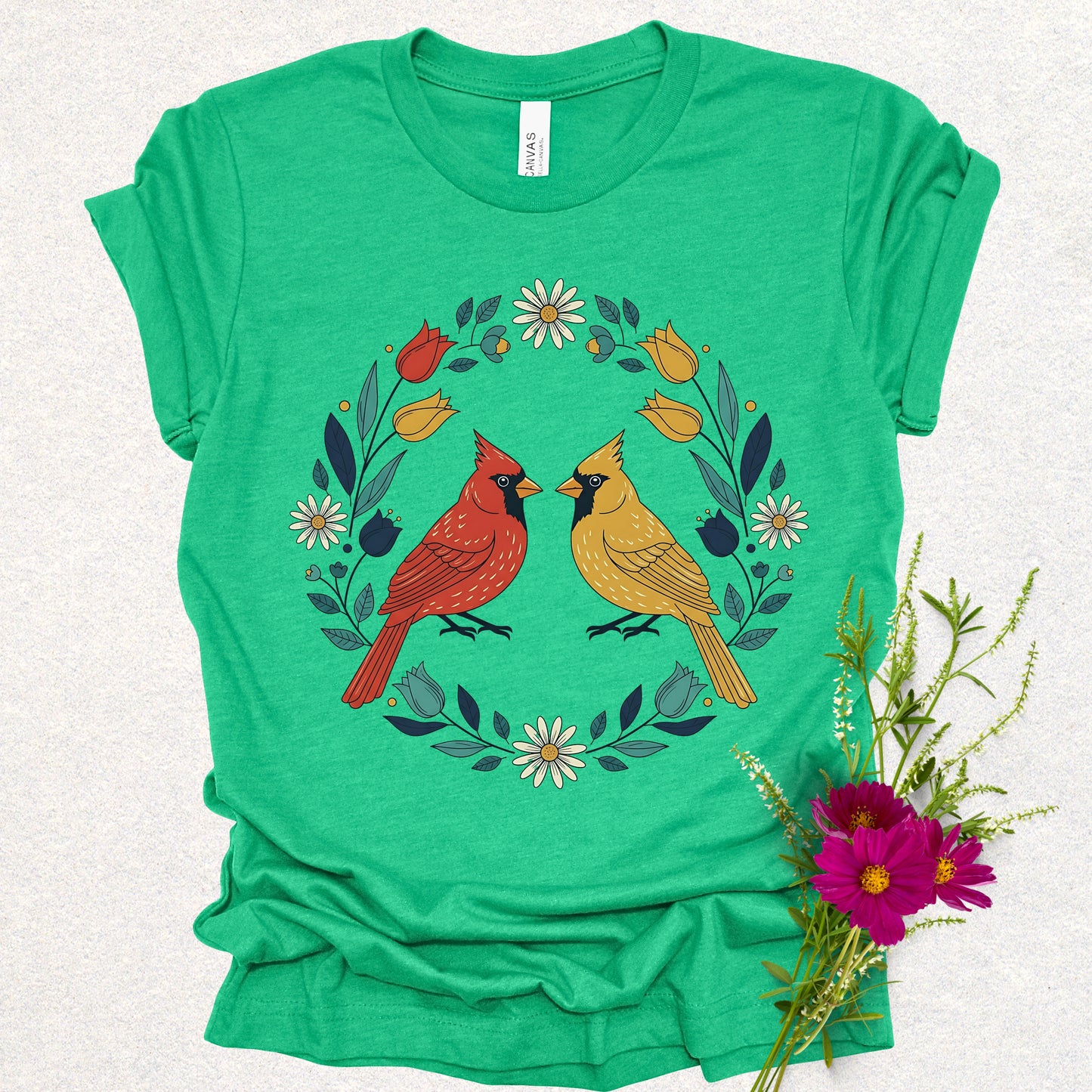 Golden & Scarlet Cardinal Tee