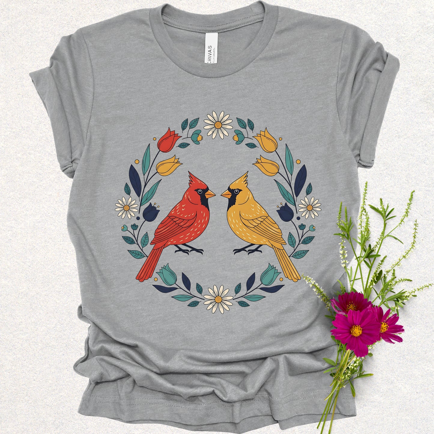 Golden & Scarlet Cardinal Tee