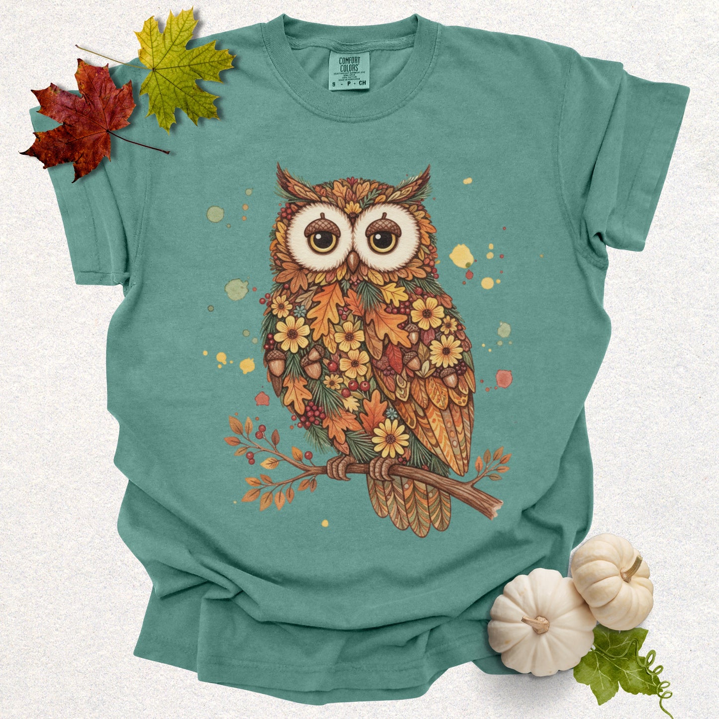 Autumn Harvest Owl Tee