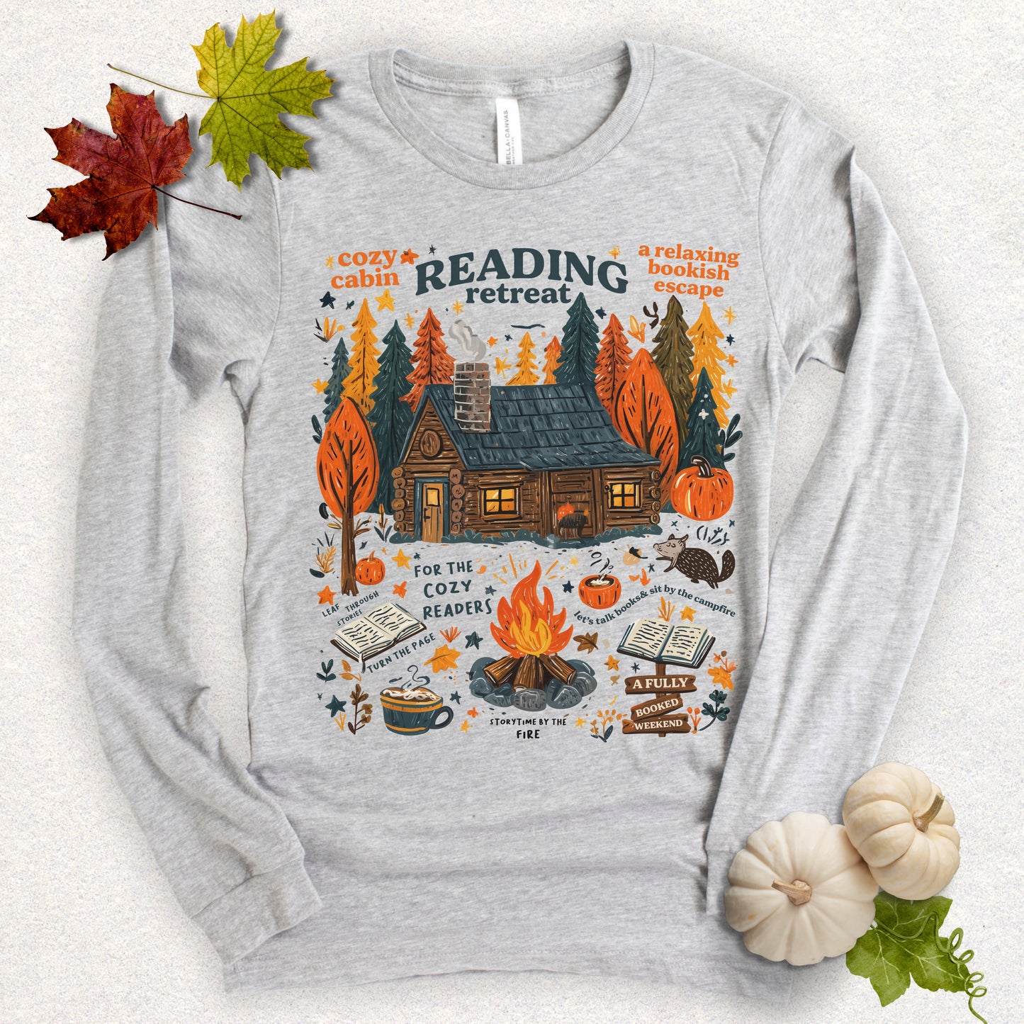 Reading Retreat Long Sleeve Shirt