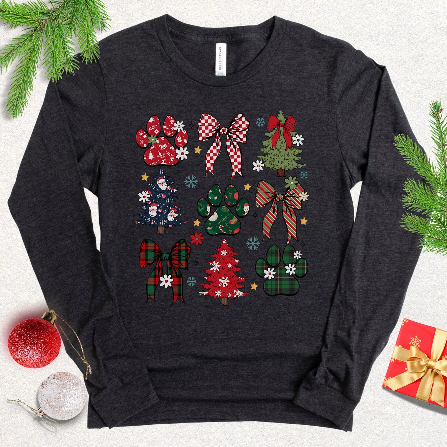 Merry Pawsmas Long Sleeve Shirt