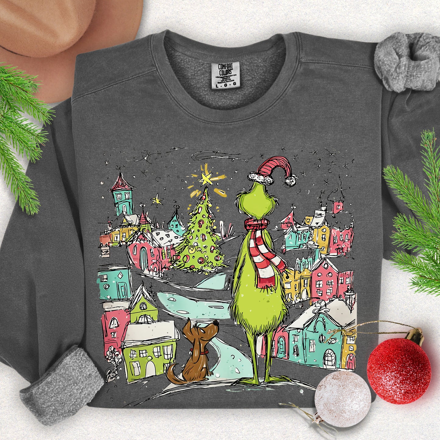 "How the Cozy Stole Christmas" Lightweight Sweatshirt