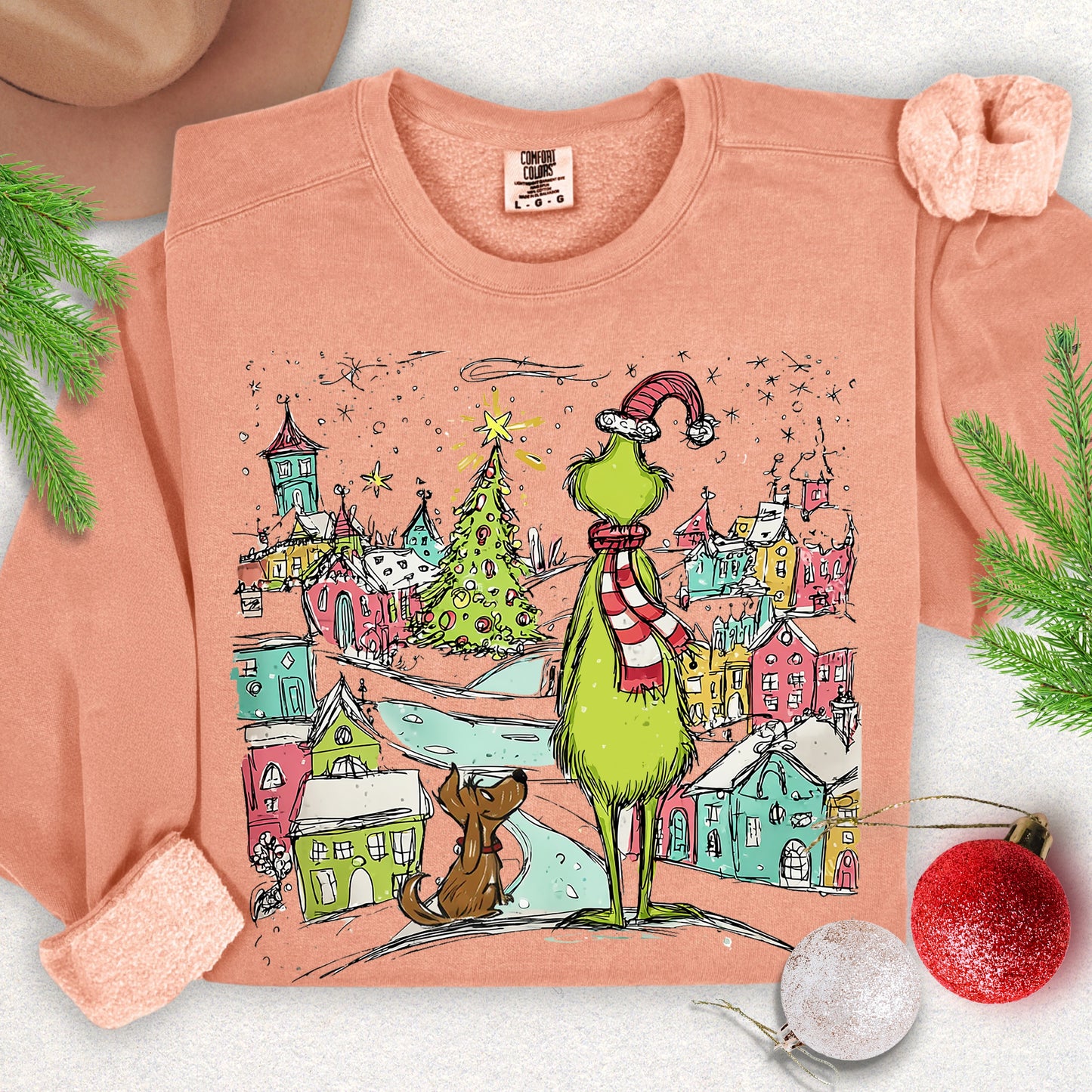 "How the Cozy Stole Christmas" Lightweight Sweatshirt