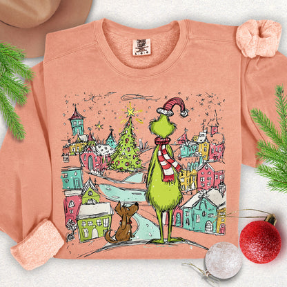 "How the Cozy Stole Christmas" Lightweight Sweatshirt