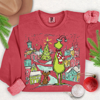 "How the Cozy Stole Christmas" Lightweight Sweatshirt