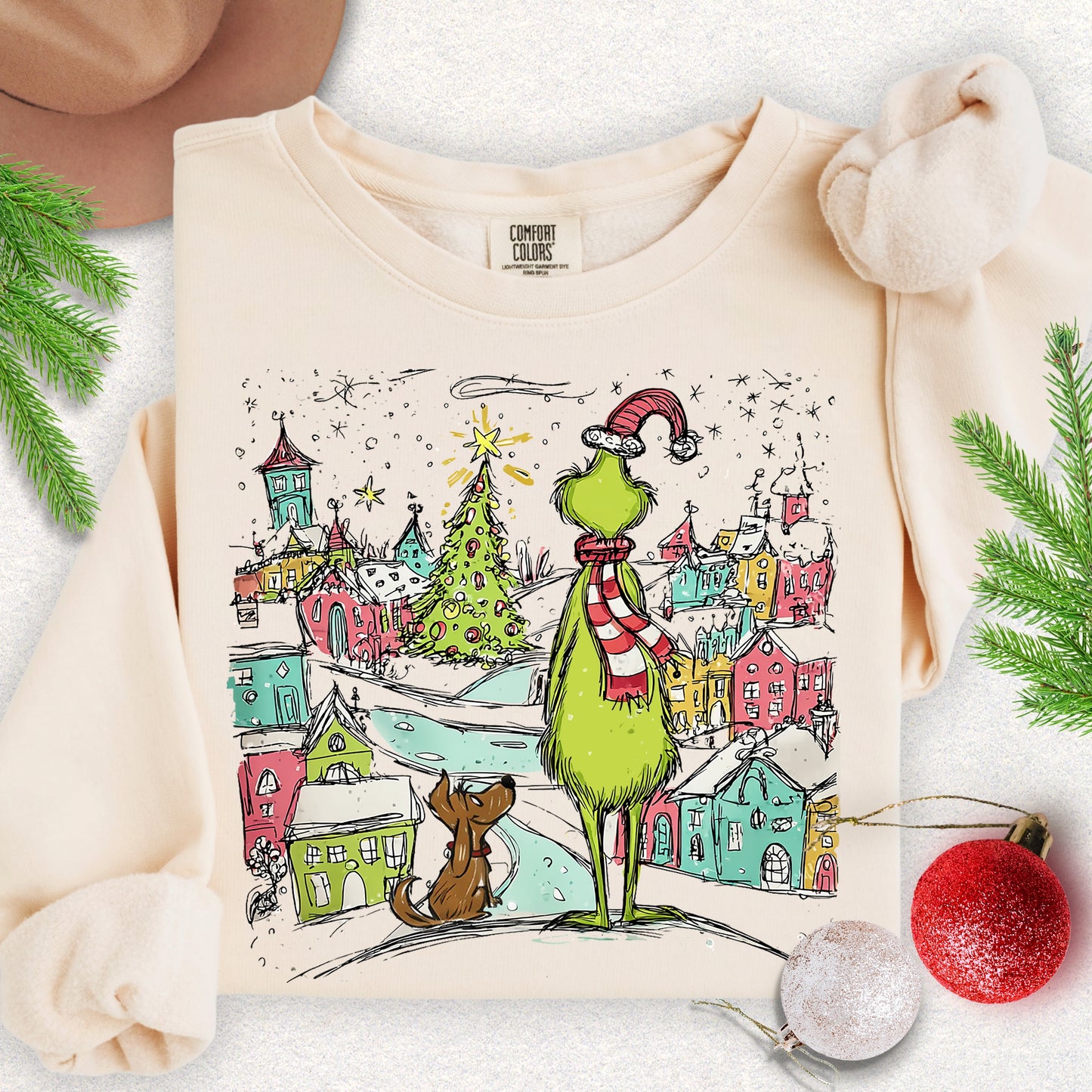 "How the Cozy Stole Christmas" Lightweight Sweatshirt