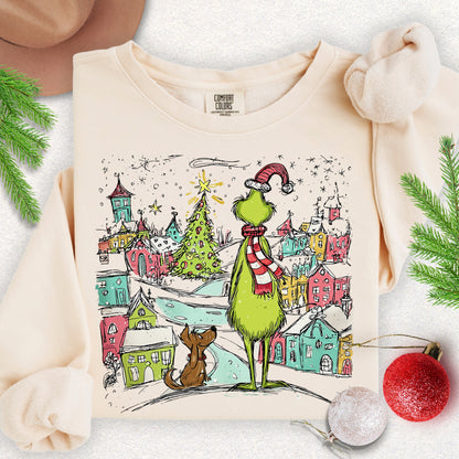 "How the Cozy Stole Christmas" Lightweight Sweatshirt