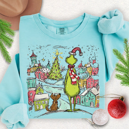"How the Cozy Stole Christmas" Lightweight Sweatshirt