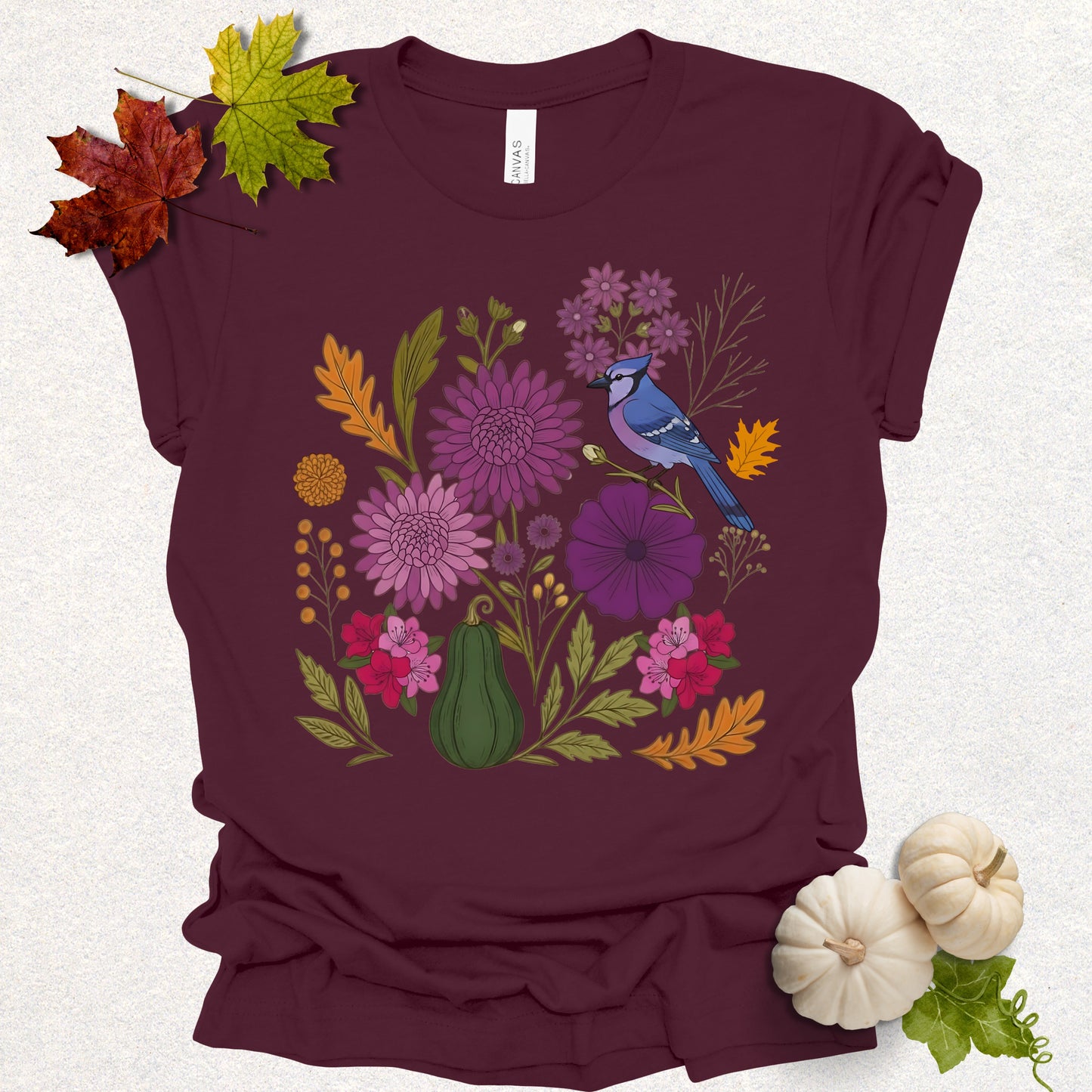 Garden Symphony Autumn Floral Tee