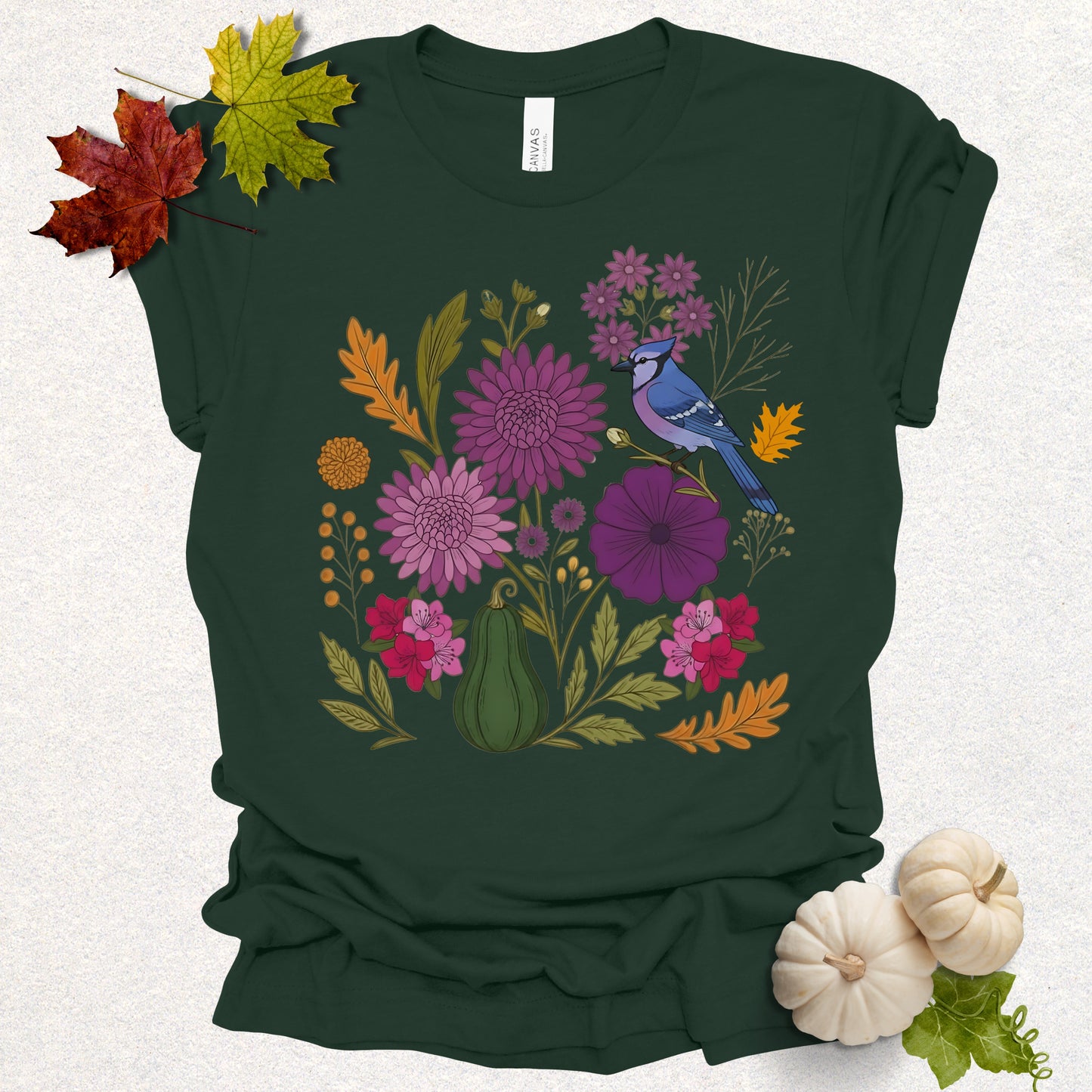 Garden Symphony Autumn Floral Tee