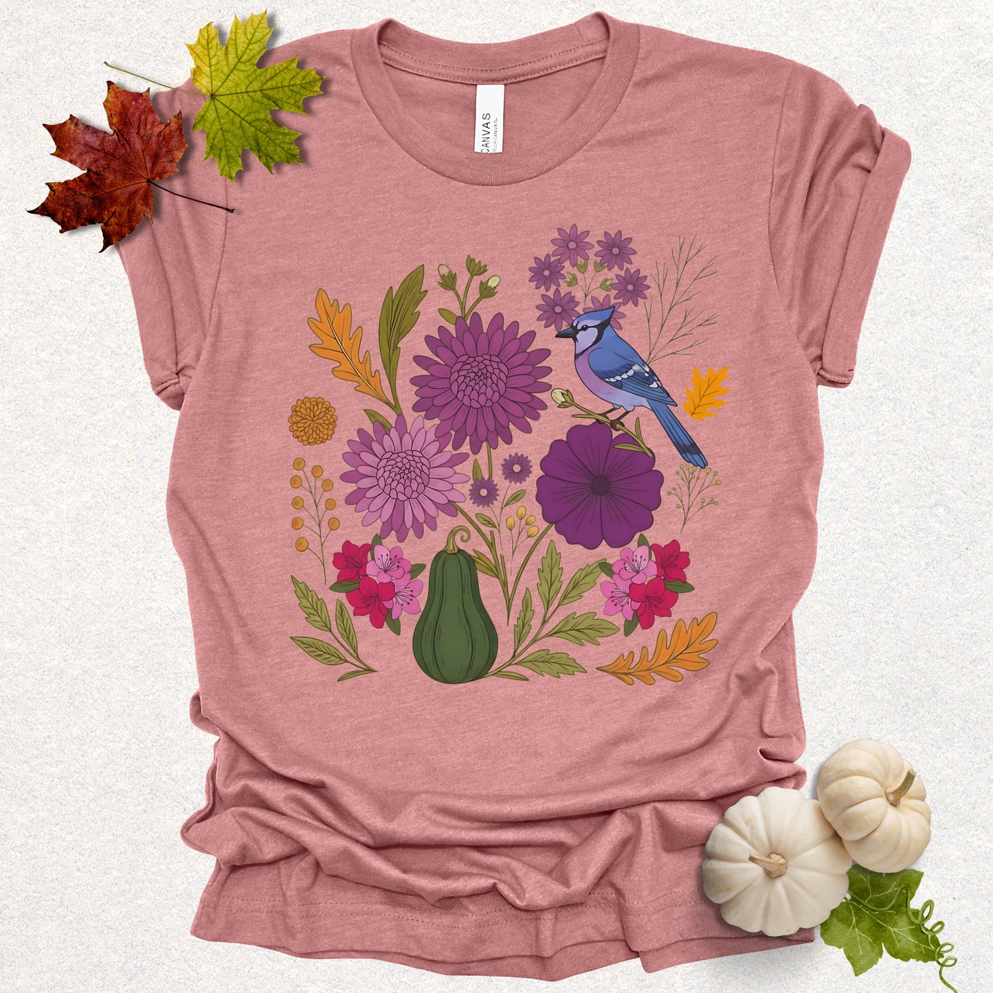 Garden Symphony Autumn Floral Tee