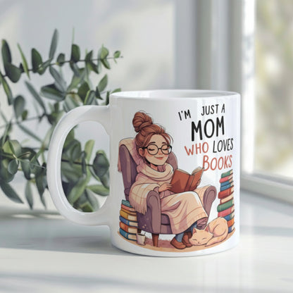 Book Lover Mom Mug