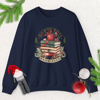 North Pole Book Club Crewneck Sweatshirt