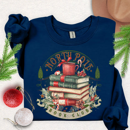 North Pole Book Club Crewneck Sweatshirt