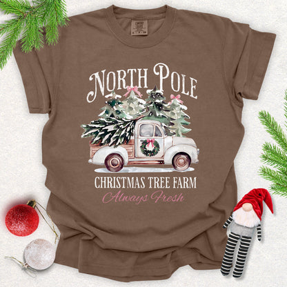 North Pole Christmas Tree Farm Tee