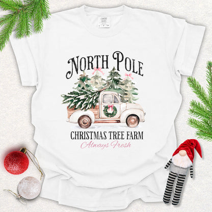North Pole Christmas Tree Farm Tee