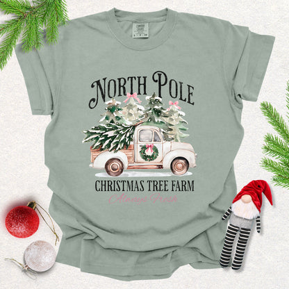 North Pole Christmas Tree Farm Tee
