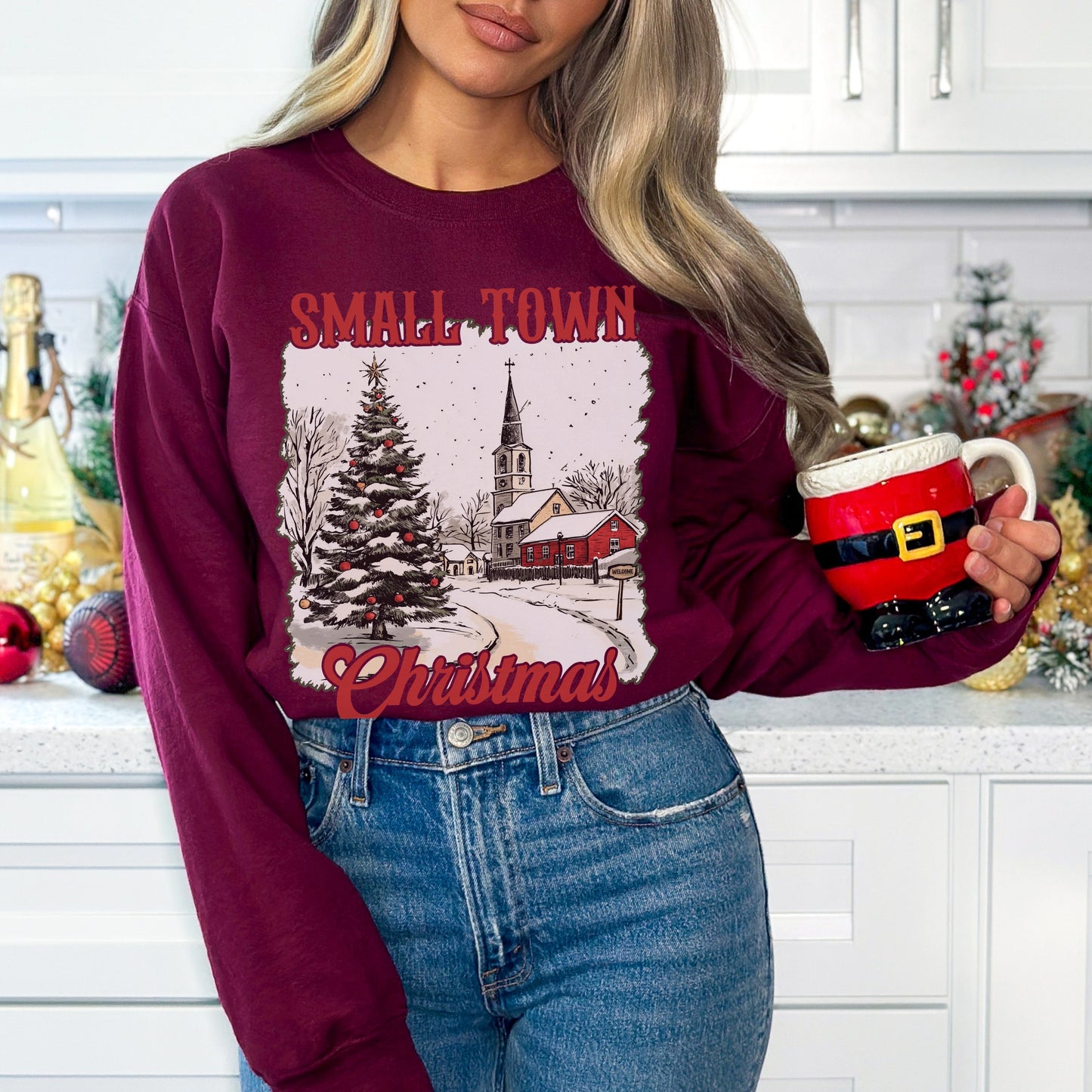 Small Town Christmas Sweatshirt