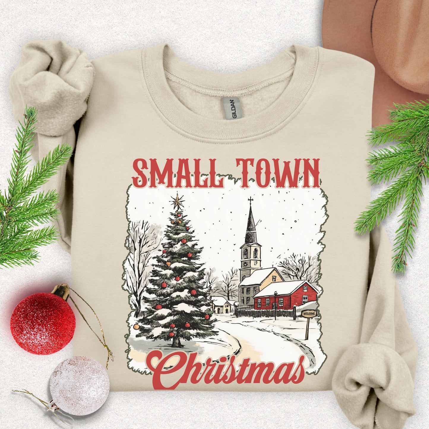 Small Town Christmas Sweatshirt
