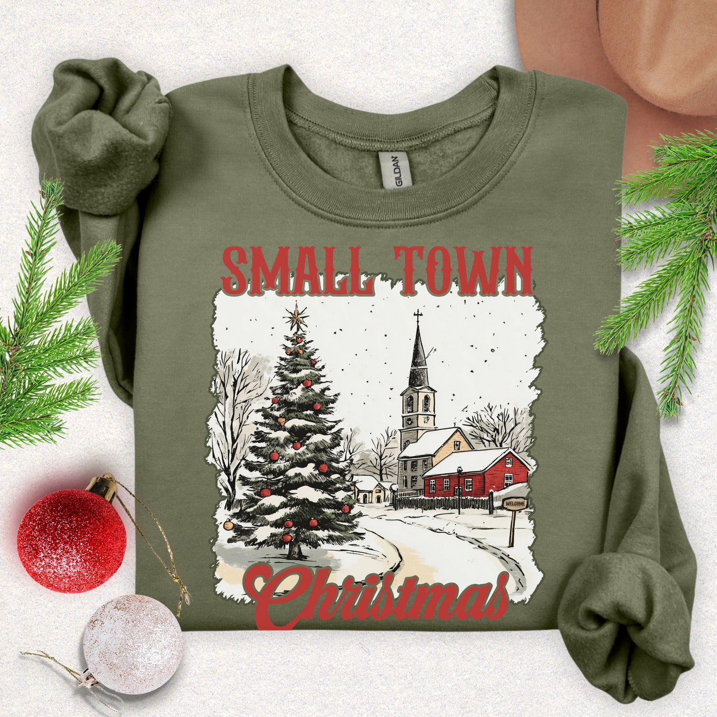 Small Town Christmas Sweatshirt