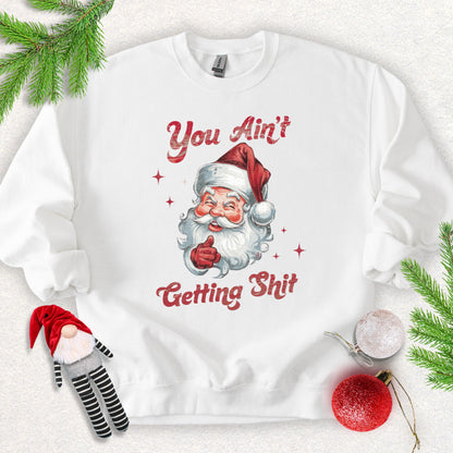 Humorous Santa Christmas Sweatshirt