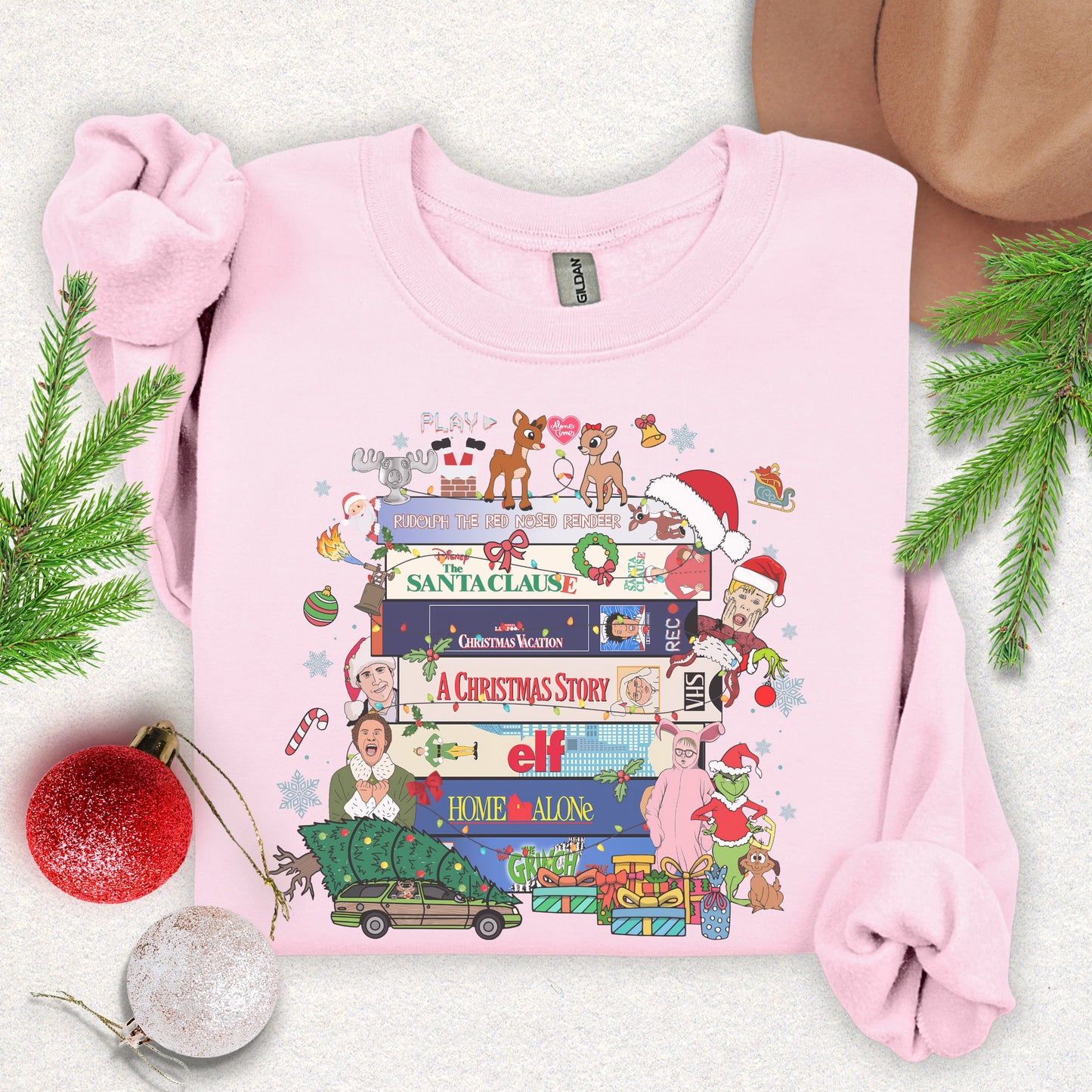 90's Christmas Crewneck Sweatshirt