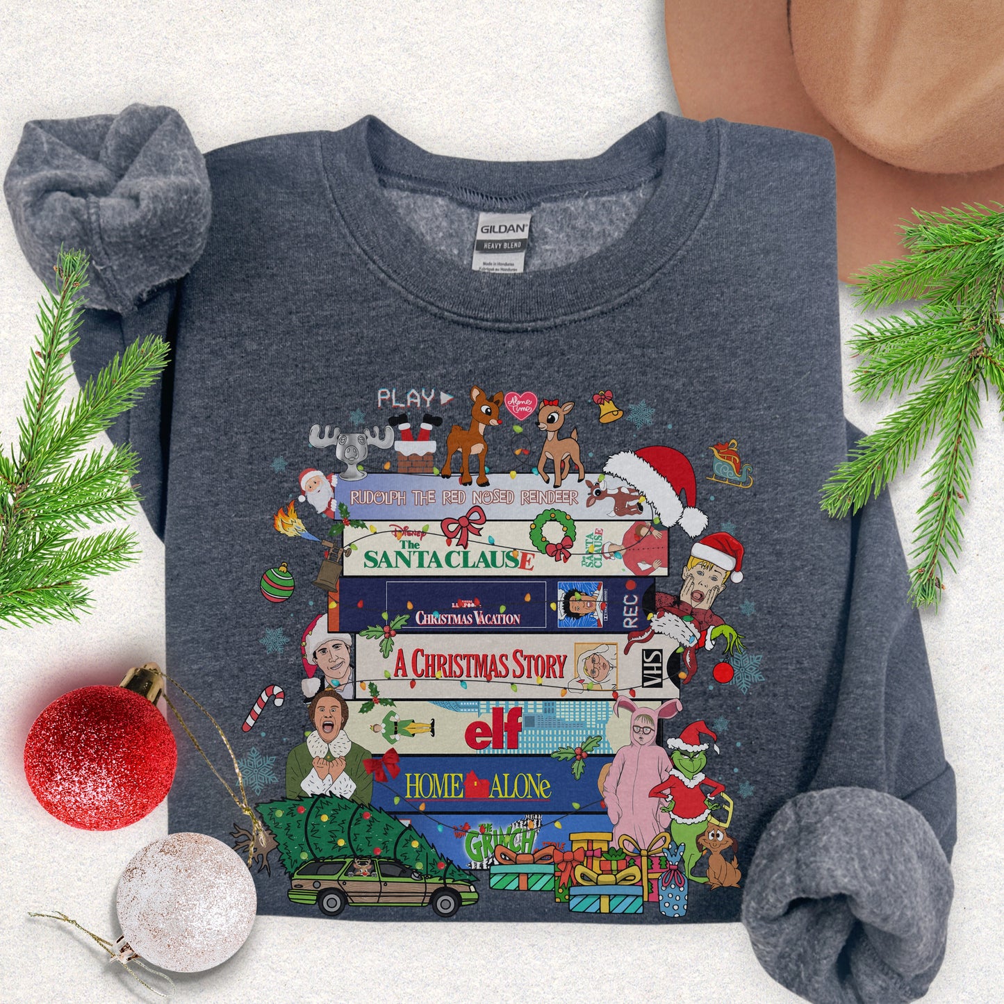 90's Christmas Crewneck Sweatshirt